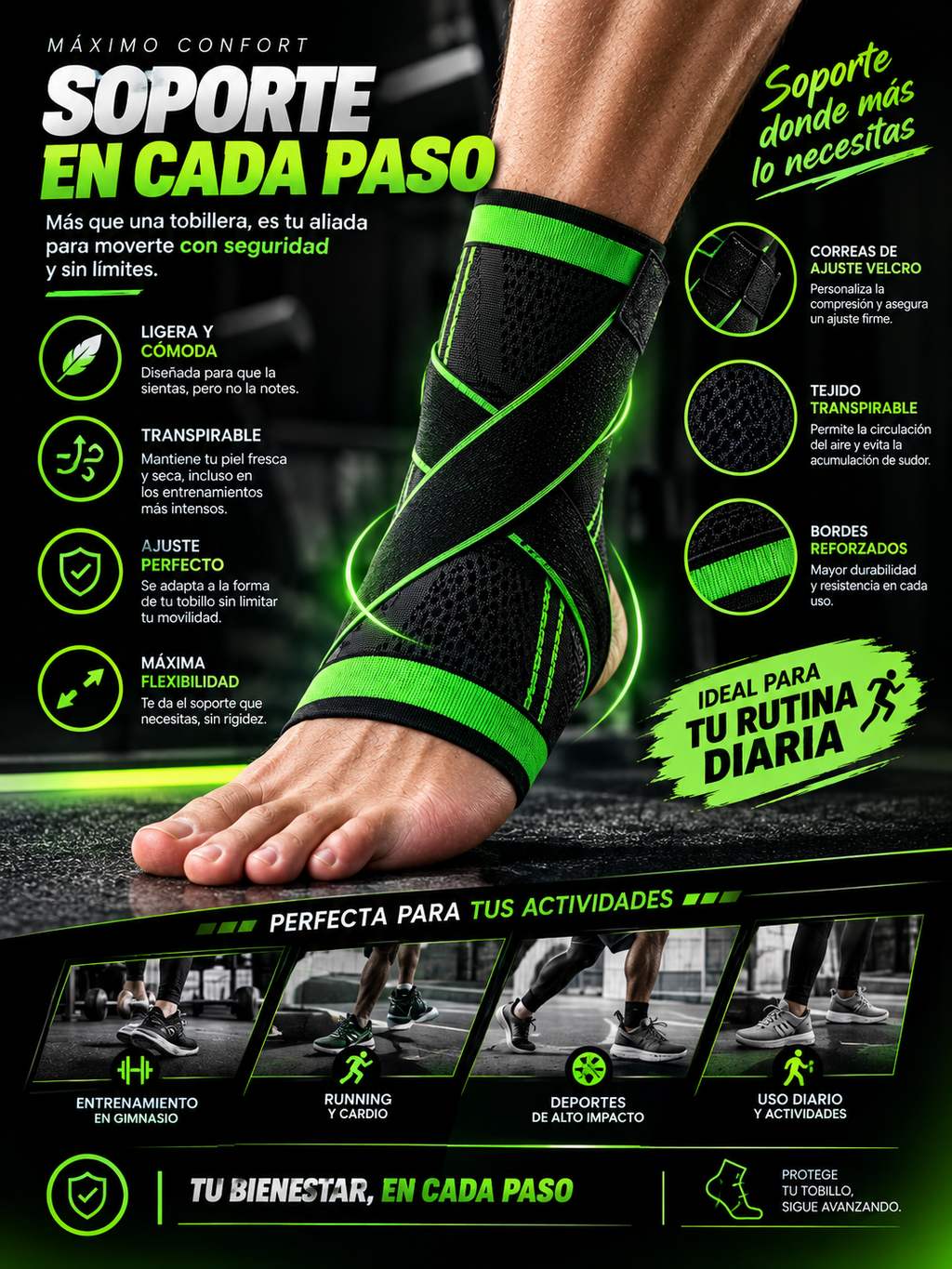 Tobillera Ortopédica AnklePro